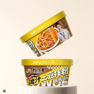 柠小薯流汁土豆拌粉麻酱味方便食品桶装招商250g