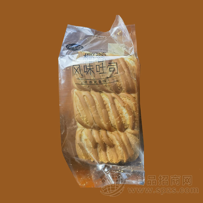 养生冠椰蓉风味吐司面包烘焙食品268g