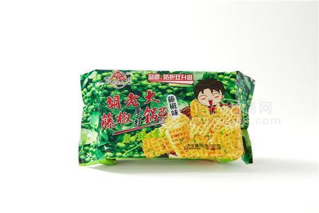 胡老大花椒手打锅巴藤椒味陕西特产网红零食