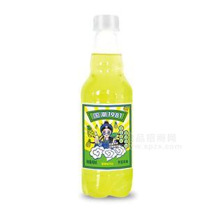 國(guó)潮1981菠蘿味懷舊風(fēng)味汽水瓶裝招商468ml