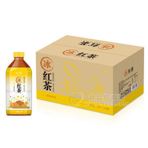 科維冰紅茶果味飲料箱裝招商1L×12瓶