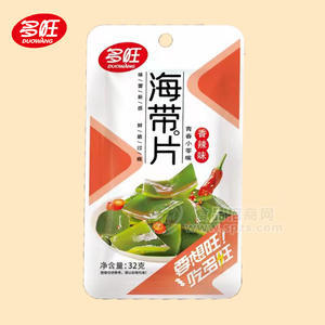 多旺香辣味海帶片小零食休閑食品32g