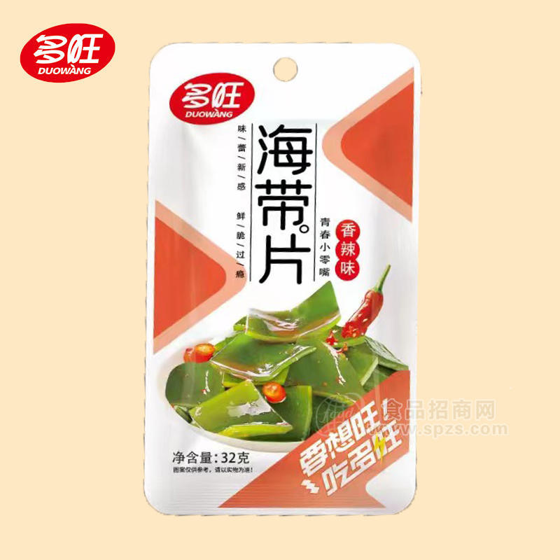 多旺香辣味海帶片小零食休閑食品32g