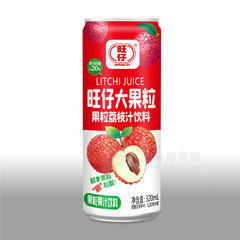 旺仔果粒荔枝汁饮料果粒果汁饮料320ml招商