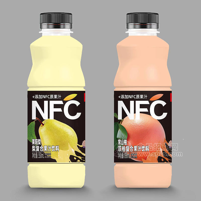 NFC梨汁雙柚汁果汁飲料系列瓶裝招商550ml