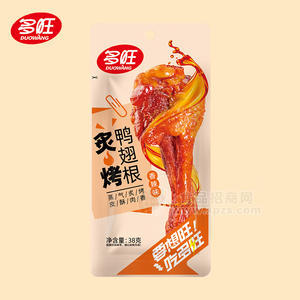 多旺香辣味鸭翅根休闲食品38g