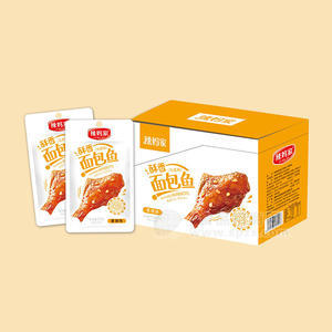 辣妈家香辣味酥香面包鱼休闲食品22gx20包