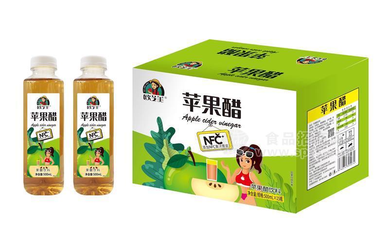 歐芝美500ml×15瓶裝蘋果醋飲料