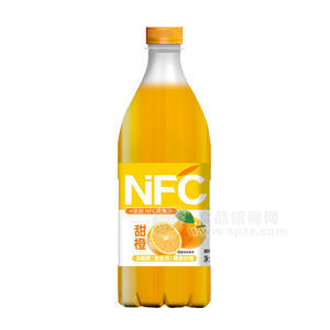 0脂肪NFC原果汁甜橙味飲料瓶裝招商