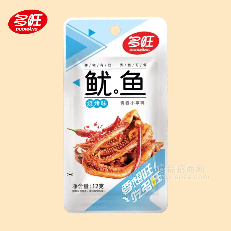 多旺燒烤味魷魚休閑食品12g