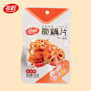 多旺香辣味脆藕片休閑食品30g