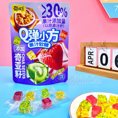 萌孩子果汁软糖混合水果味袋装招商75g