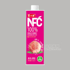 董小萌NFC果粒蜜桃复合果汁饮料0蔗糖招商1.5L