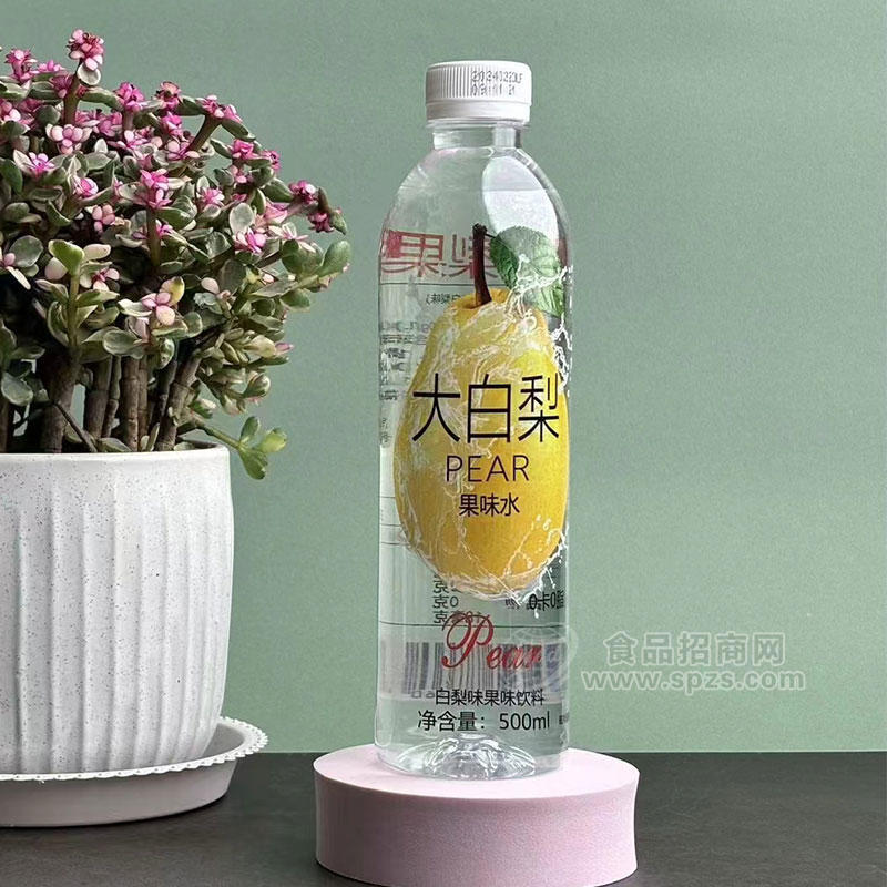 百乐洋大白梨果味水白梨味果味饮料瓶装招商500ml