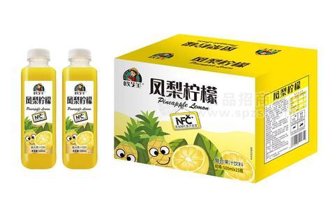 歐芝美500ml鳳梨檸檬味復合果汁飲料