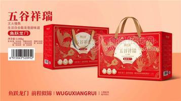 溯珍源五谷祥瑞營養(yǎng)谷物禮盒裝2.08kg