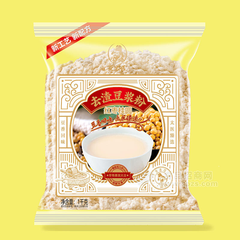 豆太醫(yī)去渣豆?jié){粉紅棗桂圓口味袋裝招商1kg