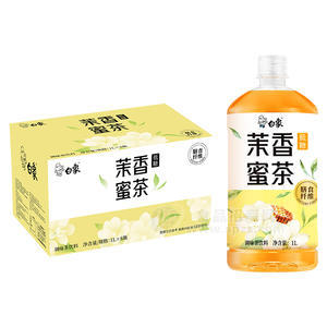 白象低糖茉香蜜茶调味茶饮料箱装招商1L×8瓶