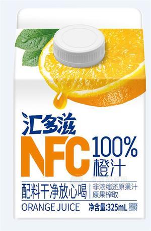 汇多滋NFC橙汁325ml屋顶小方盒
