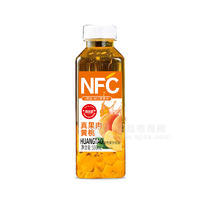 簡(jiǎn)樂(lè)派真果肉黃桃NFC原果汁飲料瓶裝招商500ml