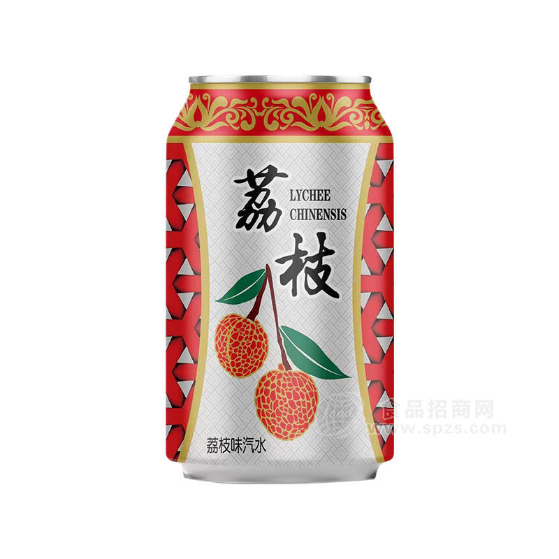 荔枝味汽水易拉罐裝荔枝飲料招商