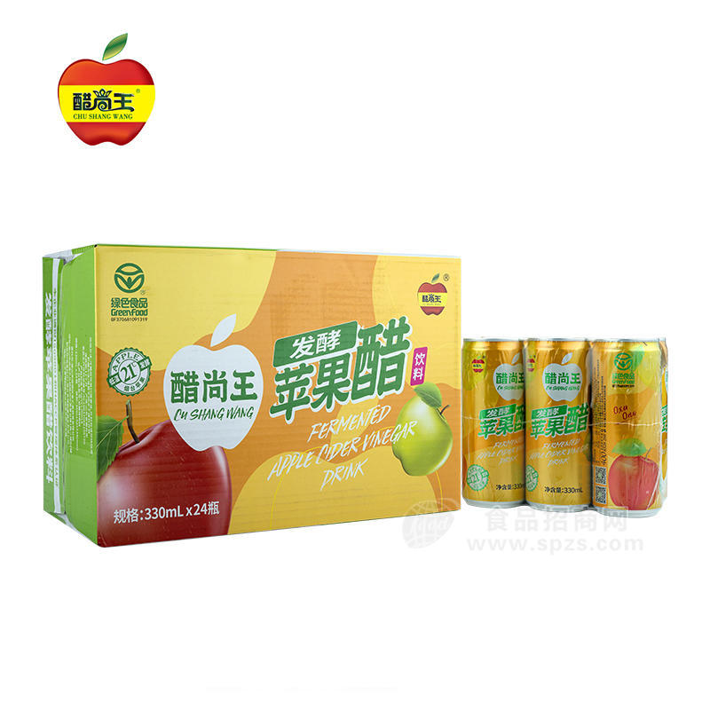 醋尚王蘋果醋飲料330ml*24瓶箱裝