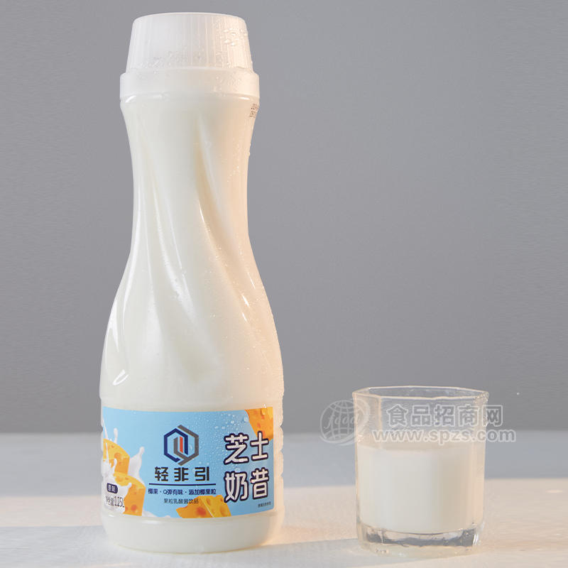轻非引芝士奶昔果粒乳酸菌饮品瓶装招商1.25L