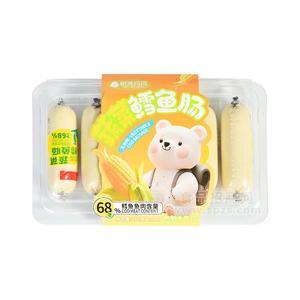 树壳玛玛蔬菜鳕鱼肠玉米味熟制水产品盒装招商210g