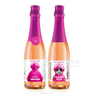 冰芬零零无醇气泡白桃樱花汽水