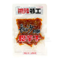 硬折扣特賣爆品湘辣特工長(zhǎng)沙風(fēng)味魔芋干休閑食品袋裝招商100g