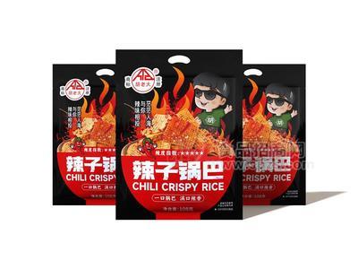胡老大辣子锅巴袋装网红零食108g
