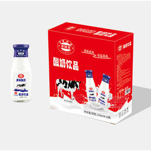 譙國(guó)堂原味酸奶生牛乳發(fā)酵飲品箱裝招商310ml×10瓶