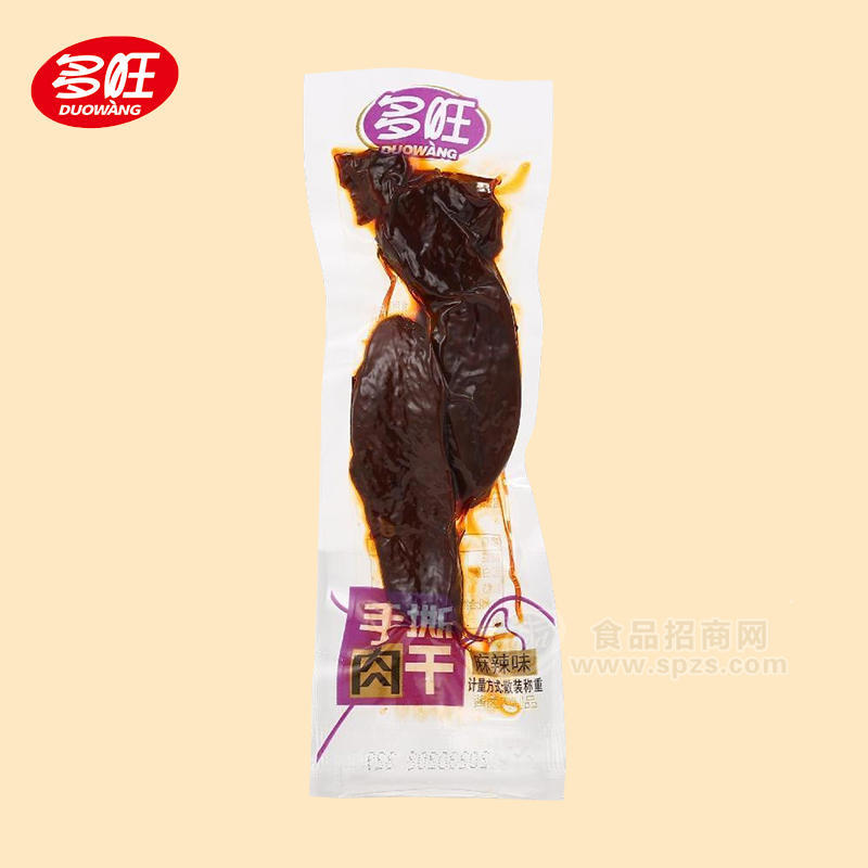 多旺麻辣味手撕肉干休闲食品散装称重