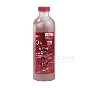 统业0蔗糖0香精0色素红豆汁谷物饮料瓶装招商1kg