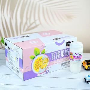沙加乐百香果奶昔风味饮料380mlx15瓶