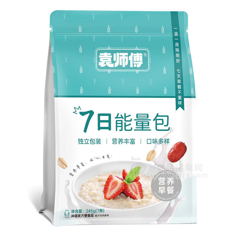 袁師傅沖調(diào)類方便食品袋裝招商245g