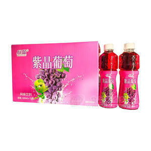 兵盈紫晶葡萄风味饮料500mlx15瓶