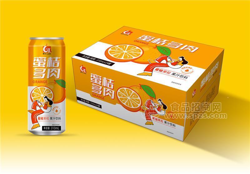 來(lái)力蜜桔果粒果汁飲料310ml