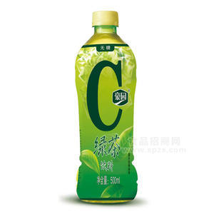 豪園綠茶飲料無(wú)糖飲料500ml