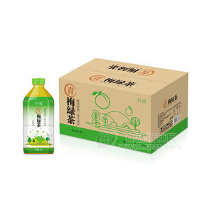 科維青梅綠茶果味飲料箱裝招商1L×12瓶