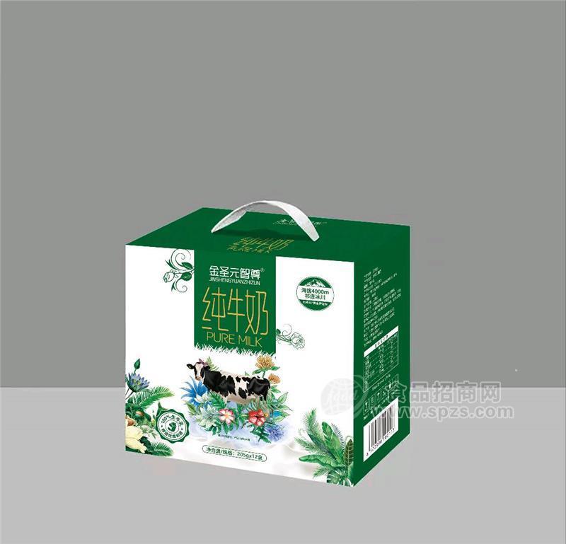 金圣元智尊纯牛奶