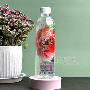 百樂洋大蜜桃果味水蜜桃味果味飲料瓶裝招商500ml