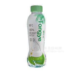 统业椰子水0脂肪0防腐剂果汁饮料瓶装招商350ml