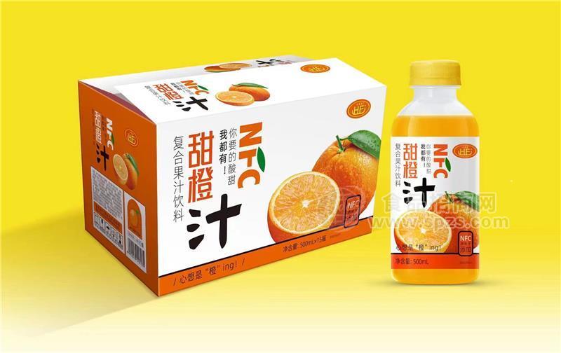 浩富金甜橙汁复合果汁饮料500ml