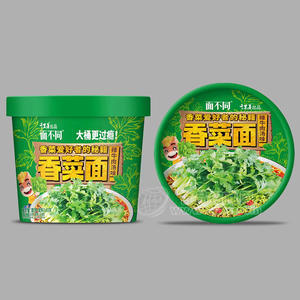 千里薯面不同辣牛肉湯味香菜面方便食品招商143g