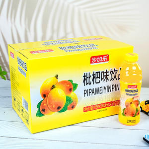 沙加樂枇杷味飲品風(fēng)味飲料600mlx15瓶