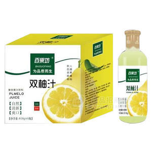 百果坊雙柚汁復(fù)合果汁飲料禮盒裝招商818g×6瓶