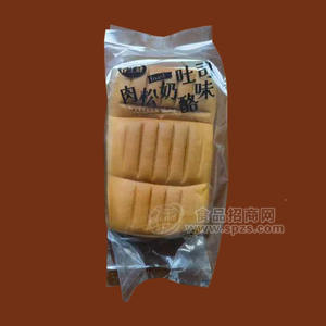 养生冠肉松奶酪味吐司面包烘焙食品268g