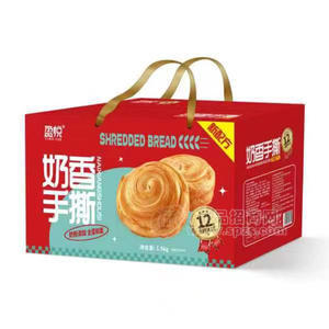 好衛(wèi)來張經(jīng)理盈悅奶香手撕面包烘焙食品休閑食品節(jié)日禮盒餅干糕點