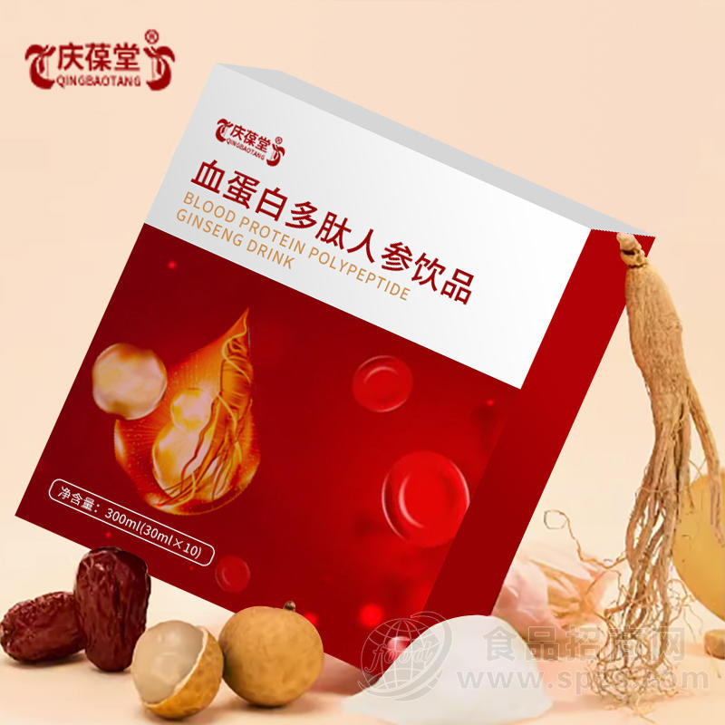 血蛋白多肽人参饮品贴牌 植物饮品生产厂家